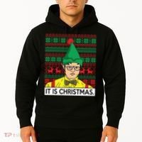 It Is Christmas Ugly Christmas Sweater Funny Hoodie thumb 2