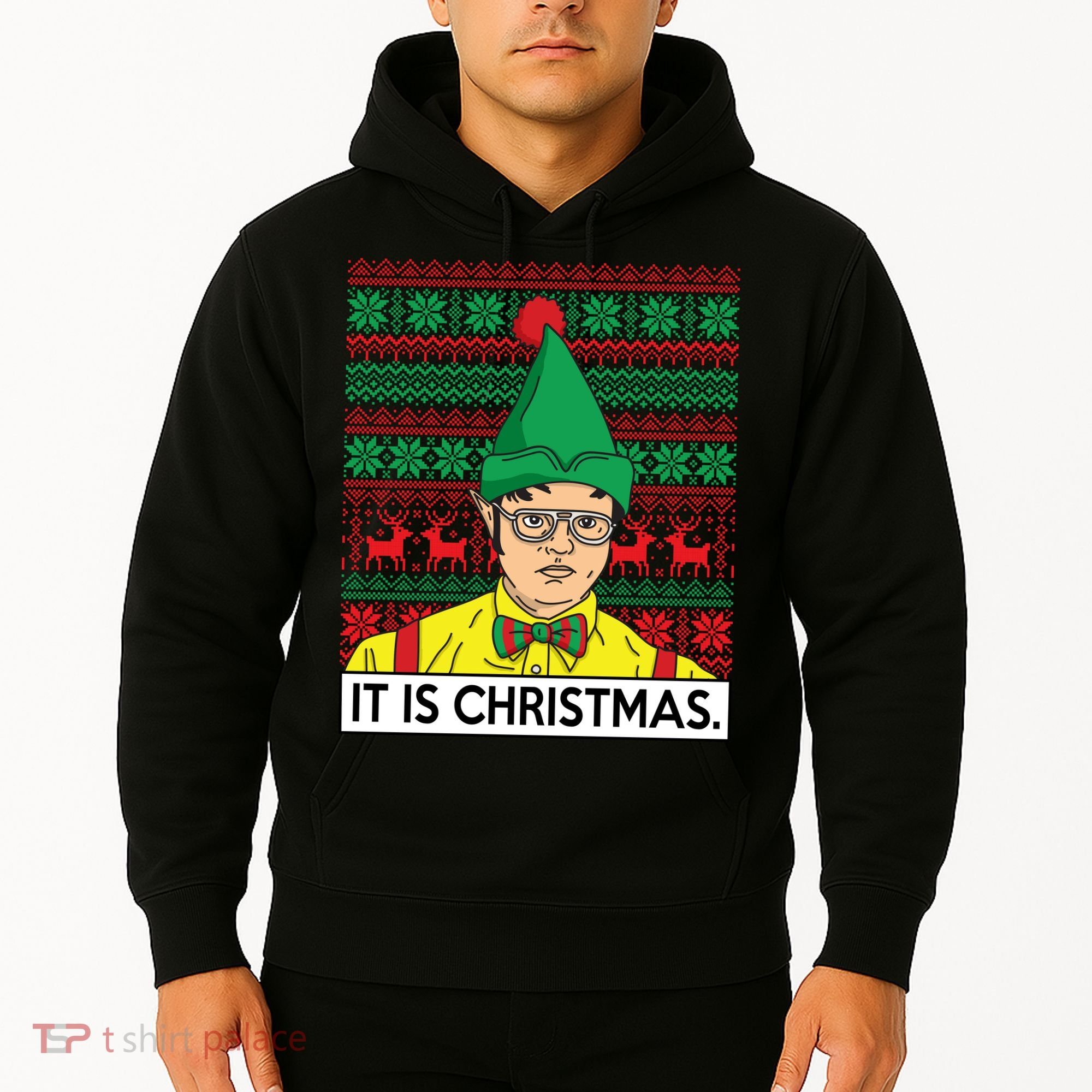 It Is Christmas Ugly Christmas Sweater Funny Hoodie