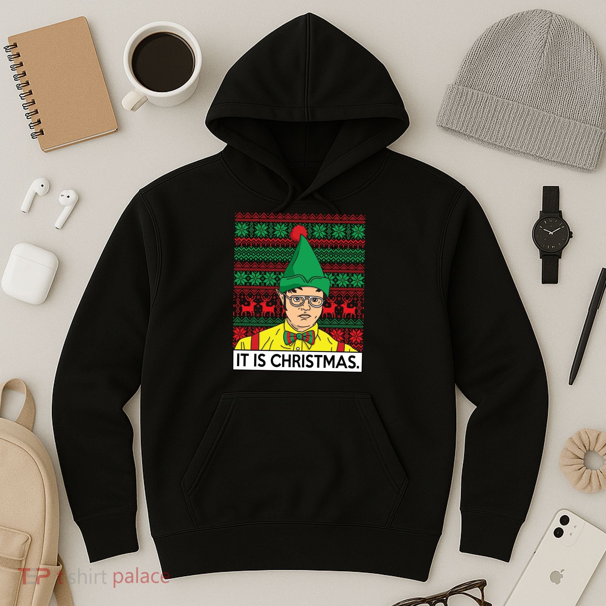 It Is Christmas Ugly Christmas Sweater Funny Hoodie