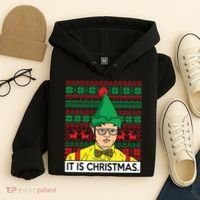 It Is Christmas Ugly Christmas Sweater Funny Hoodie thumb 4