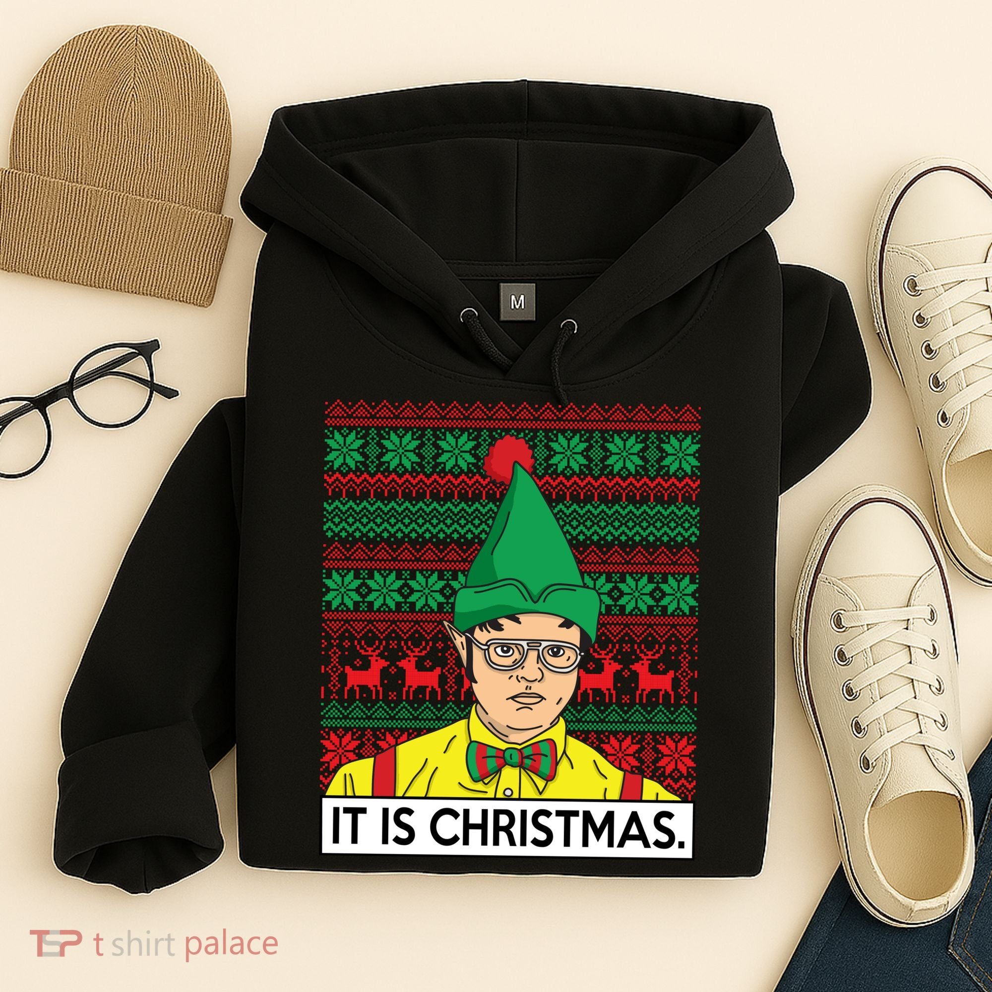It Is Christmas Ugly Christmas Sweater Funny Hoodie