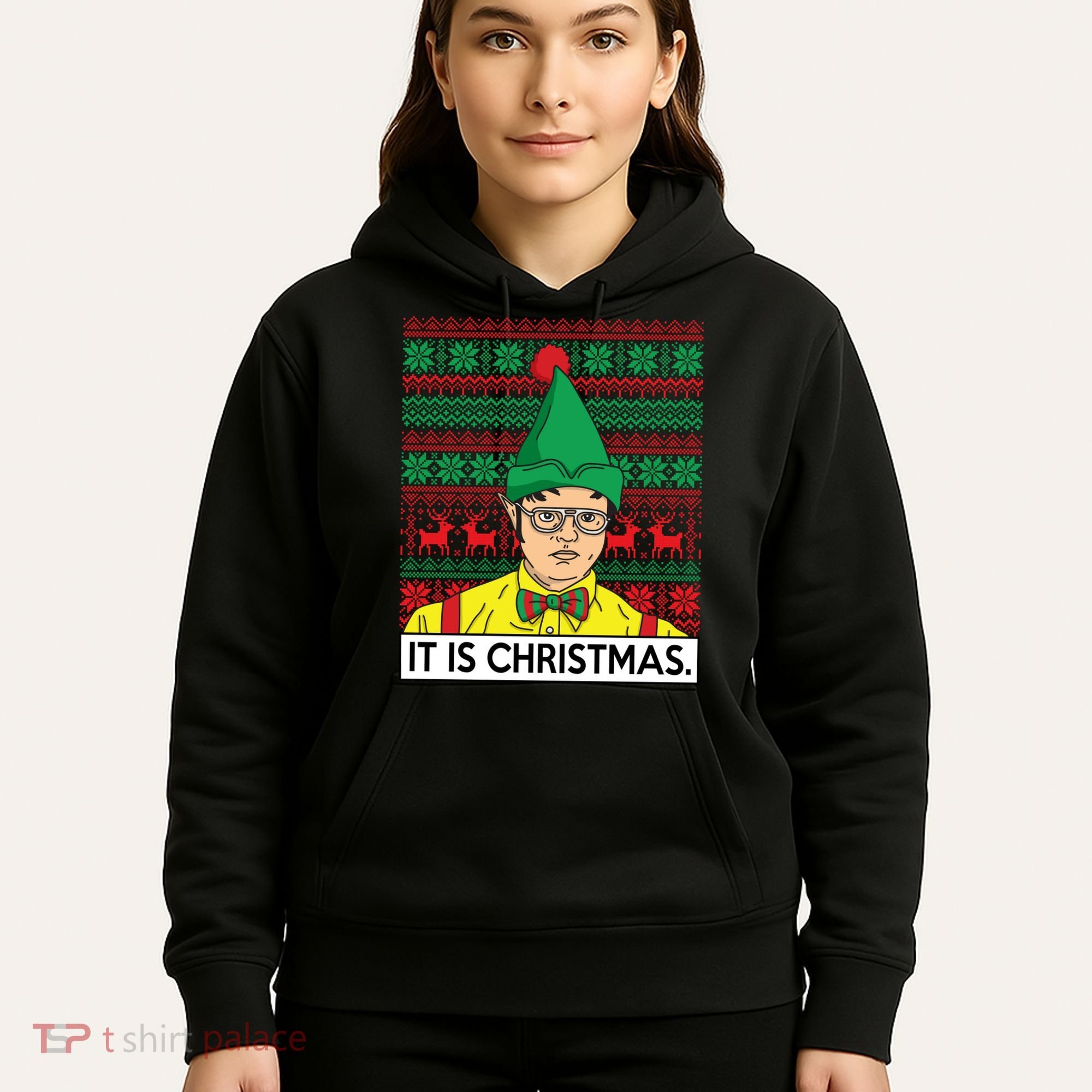It Is Christmas Ugly Christmas Sweater Funny Hoodie