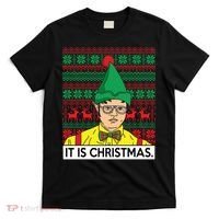 It Is Christmas Ugly Christmas Sweater Funny T-Shirt thumb 0