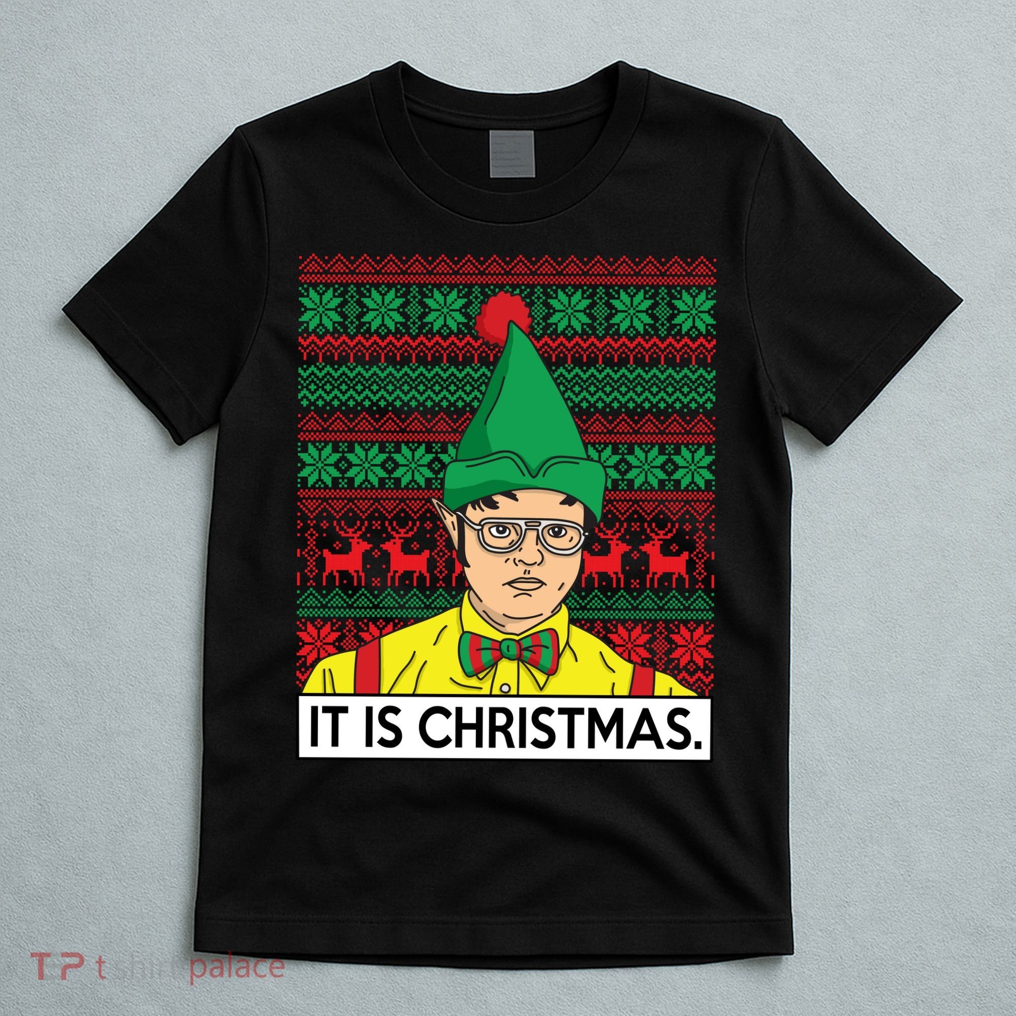 It Is Christmas Ugly Christmas Sweater Funny T-Shirt