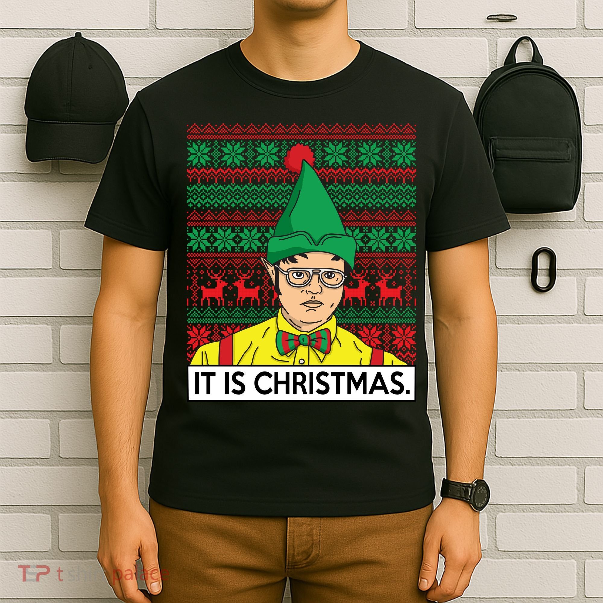 It Is Christmas Ugly Christmas Sweater Funny T-Shirt