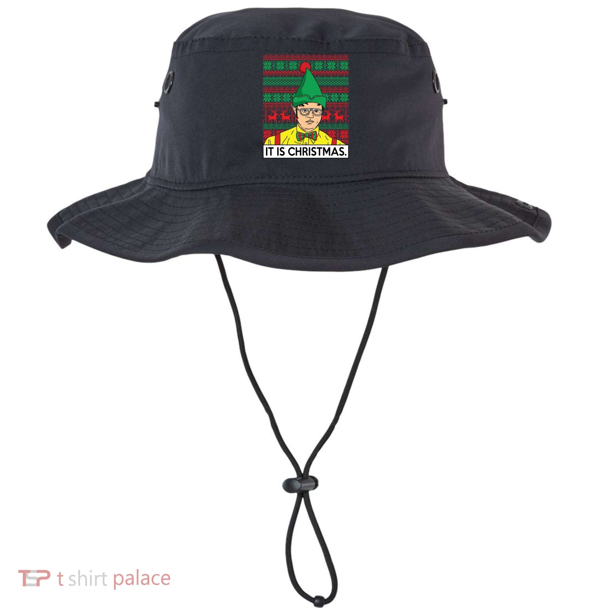 It Is Christmas Ugly Christmas Sweater Funny Bucket Hat