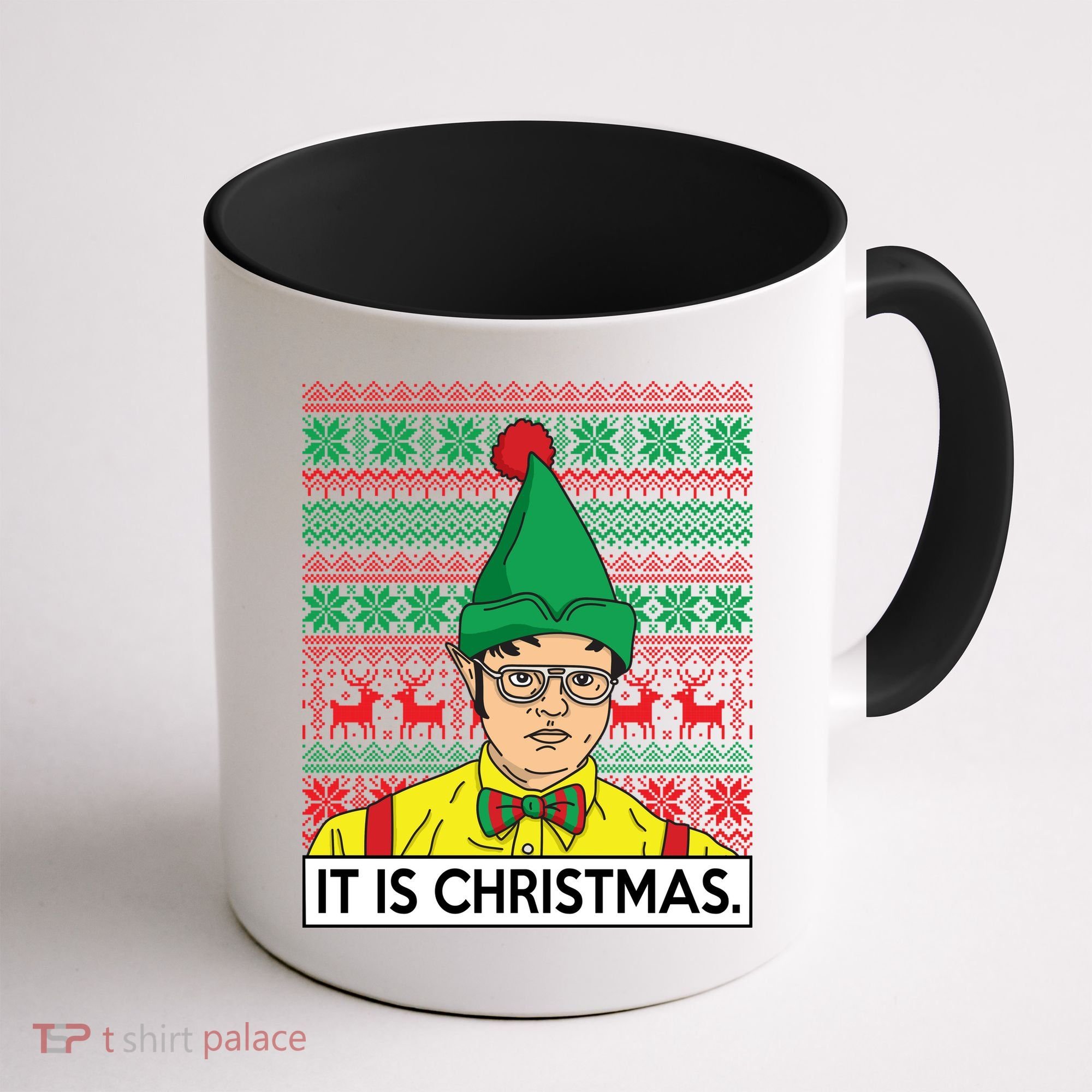 It Is Christmas Ugly Christmas Sweater Funny Coffee Mug