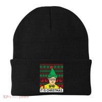 It Is Christmas Ugly Christmas Sweater Funny Beanie thumb 0