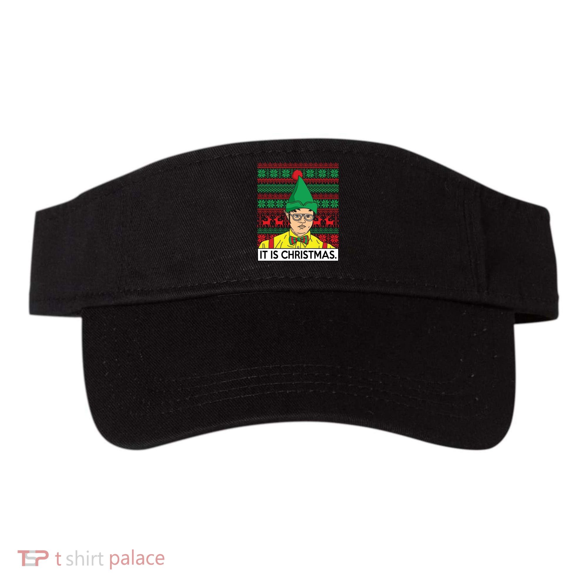 It Is Christmas Ugly Christmas Sweater Funny Visor