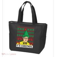 It Is Christmas Ugly Christmas Sweater Funny Tote Bag thumb 3
