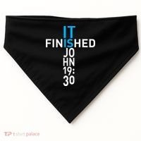 It Is Finished John 19:30 USA-Made Doggie Bandana thumb 0