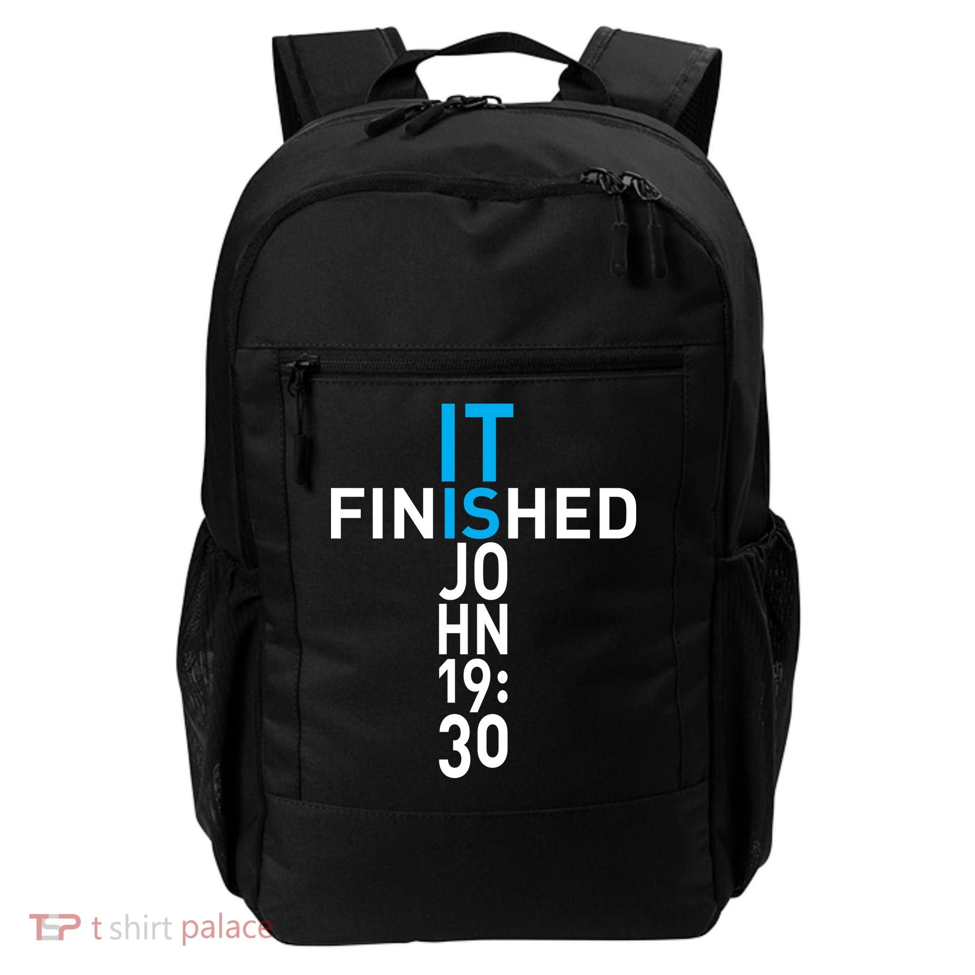 It Is Finished John 19:30 Backpack