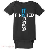 It Is Finished John 19:30 Baby Bodysuit thumb 0