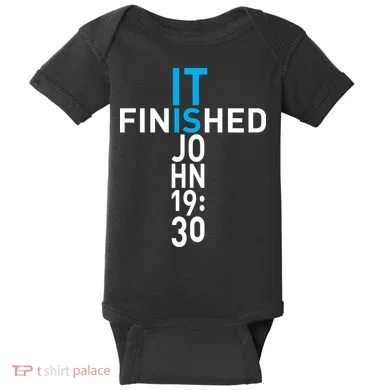 It Is Finished John 19:30 Baby Bodysuit
