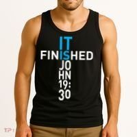 It Is Finished John 19:30 Tank Top thumb 3