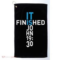 It Is Finished John 19:30 Golf Towel thumb 0