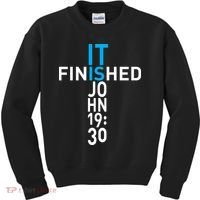 It Is Finished John 19:30 Kids Sweatshirt thumb 0