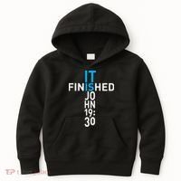 It Is Finished John 19:30 Kids Hoodie thumb 0