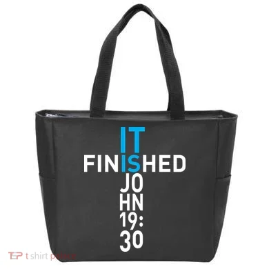 It Is Finished John 19:30 Tote Bag