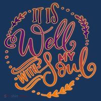 It Is Well With My Soul Golf Towel thumb 3