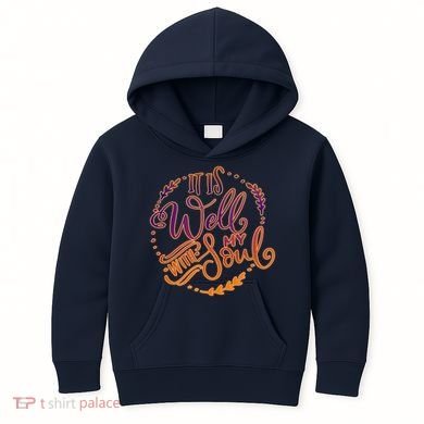 It Is Well With My Soul Kids Hoodie