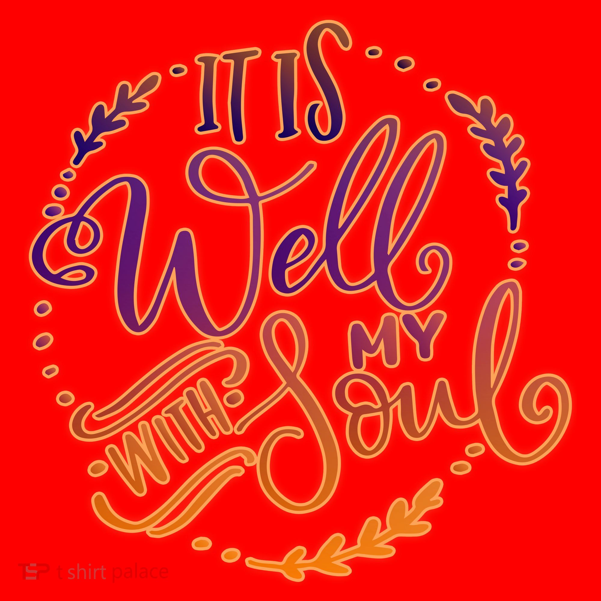 It Is Well With My Soul Santa Hat