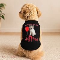 IT Kitten We All Meow Down Here Funny Halloween Doggie Tank thumb 2