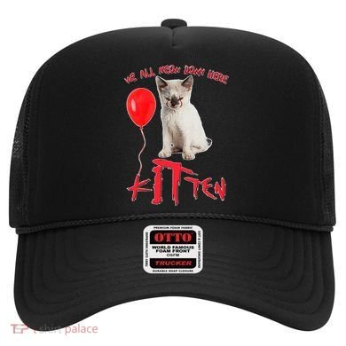 IT Kitten We All Meow Down Here Funny Halloween Hat