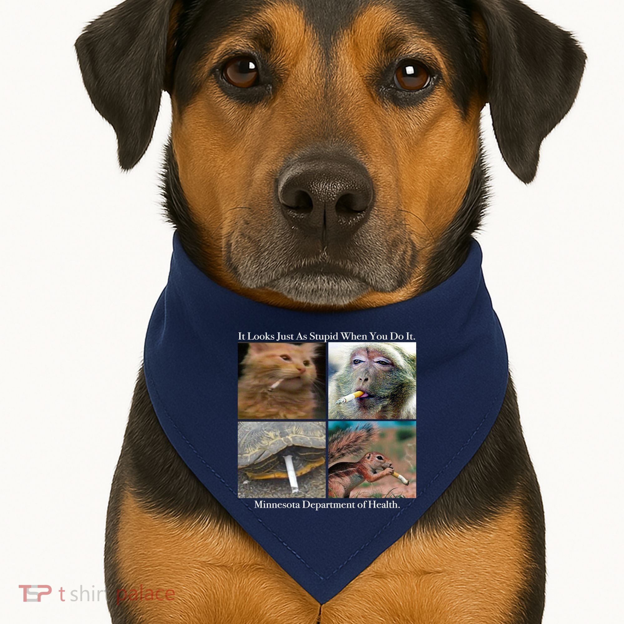 It Looks Just As Stupid When You Do It USA-Made Doggie Bandana