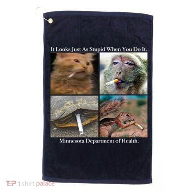 It Looks Just As Stupid When You Do It Golf Towel