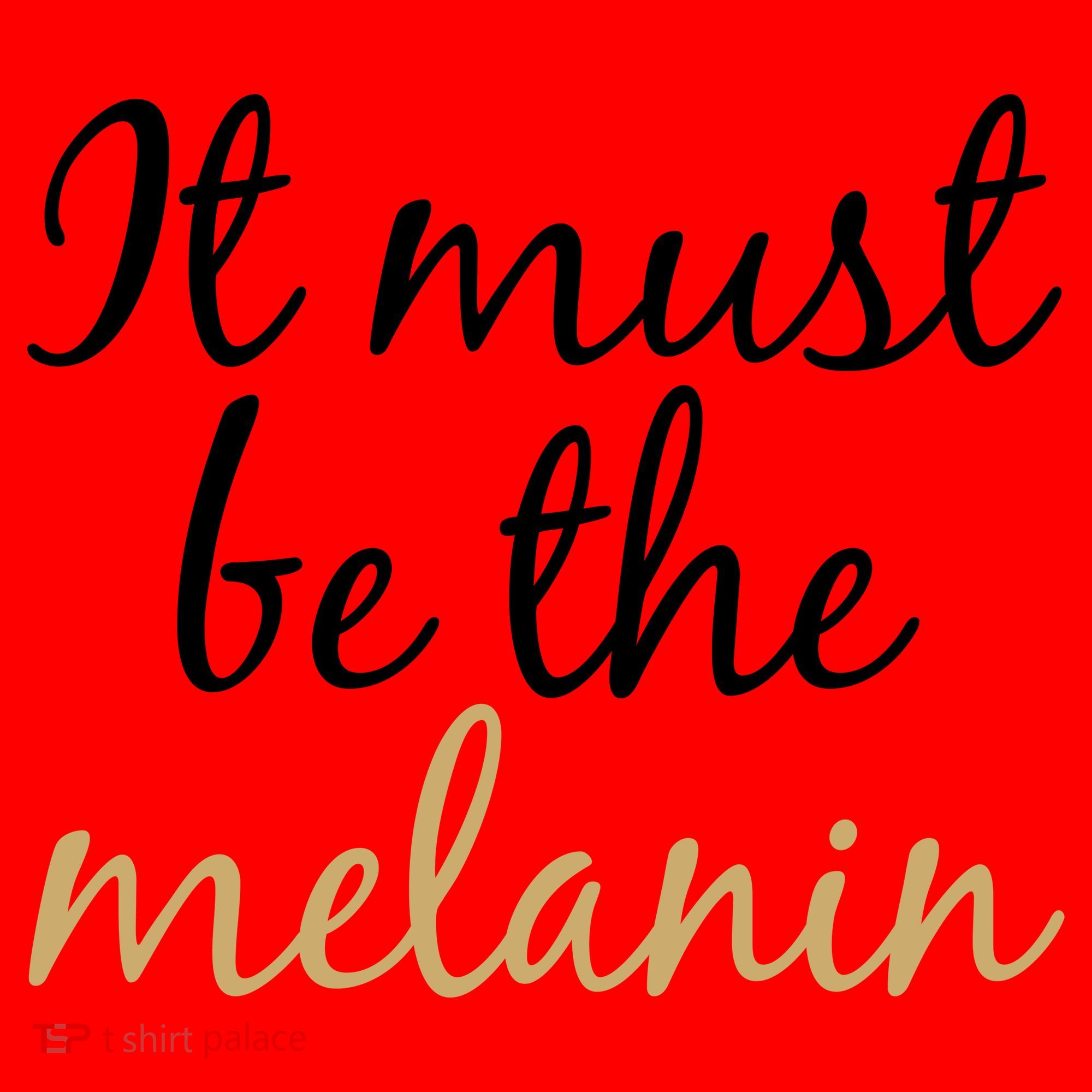 It Must be The Melanin Santa Hat