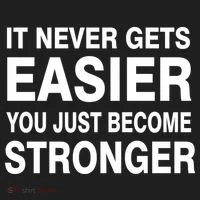 It Never Gets Easier You Just Become Stronger Beanie thumb 2