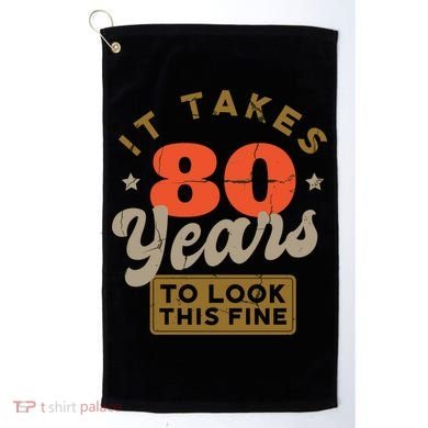 It Takes 80 Years To Look This Fine Golf Towel