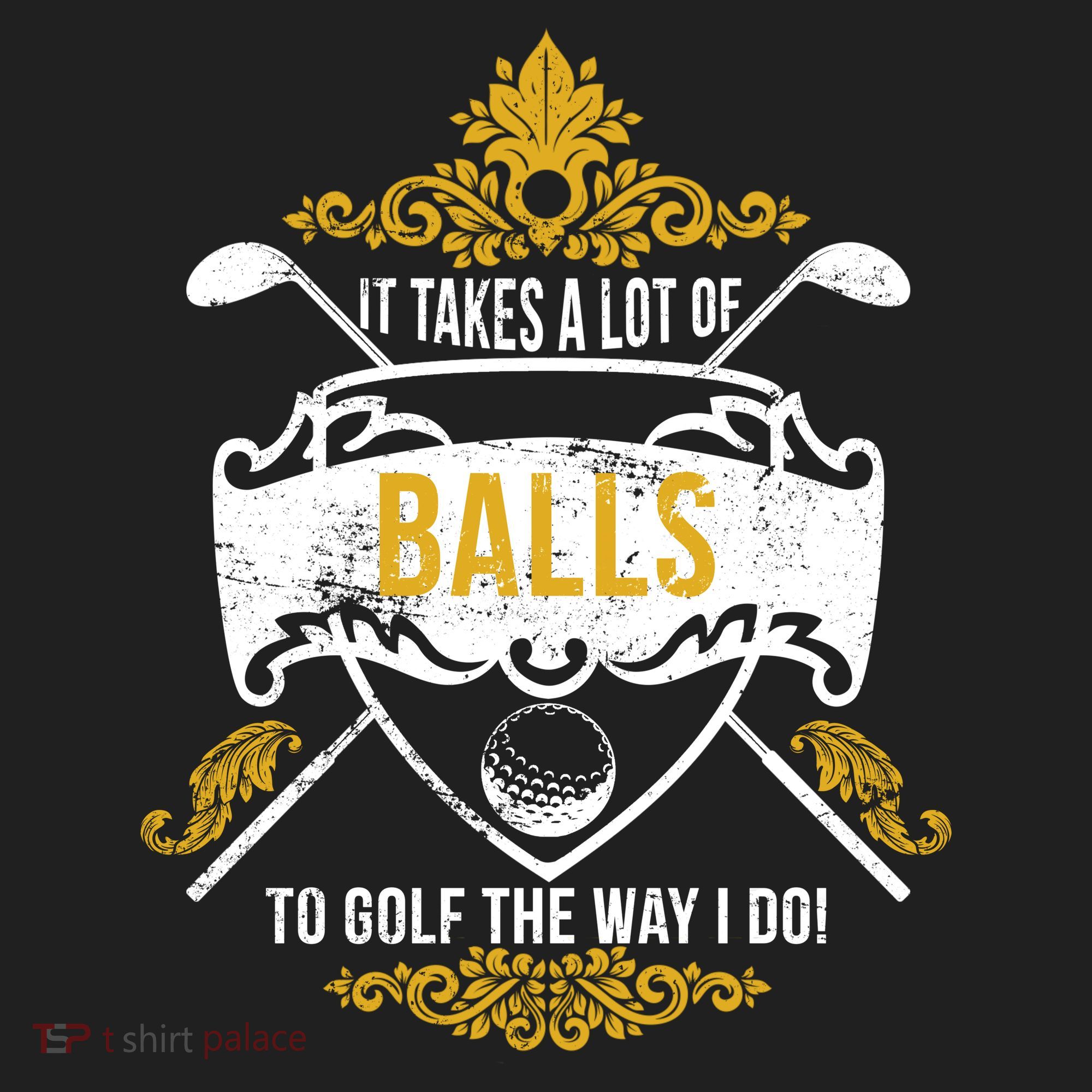 It Takes A Lot Of Balls Funny Golf Women's Sweatshirt