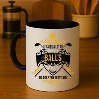 It Takes A Lot Of Balls Funny Golf Coffee Mug thumb 4