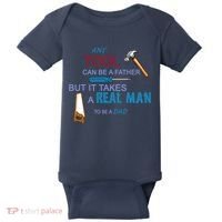 It Takes A Real Man To Be A Tool Dad  Baby Bodysuit thumb 0