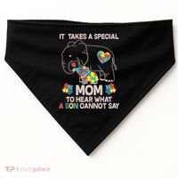 It Takes A Special Mom To Hear What A Son Cannot Say USA-Made Doggie Bandana thumb 0