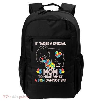 It Takes A Special Mom To Hear What A Son Cannot Say Backpack