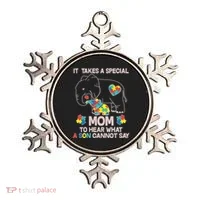 It Takes A Special Mom To Hear What A Son Cannot Say Ornament thumb 0
