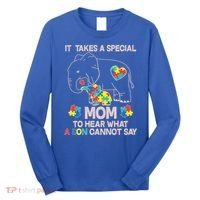 It Takes A Special Mom To Hear What A Son Cannot Say Long Sleeve Shirt thumb 0