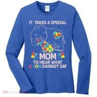 It Takes A Special Mom To Hear What A Son Cannot Say Women's Long Sleeve Shirt thumb 0