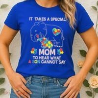It Takes A Special Mom To Hear What A Son Cannot Say Women's T-Shirt thumb 2