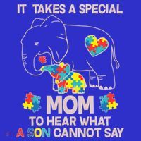 It Takes A Special Mom To Hear What A Son Cannot Say Kids Sweatshirt thumb 2