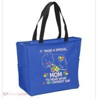 It Takes A Special Mom To Hear What A Son Cannot Say Tote Bag thumb 2