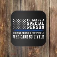 It Takes A Special Person To Be A Police Officer Coaster thumb 0