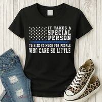 It Takes A Special Person To Be A Police Officer Women's T-Shirt thumb 3