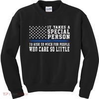 It Takes A Special Person To Be A Police Officer Kids Sweatshirt thumb 0