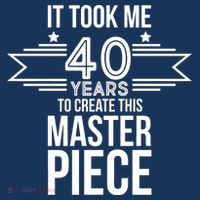 It Took Me 40 Years To Create This Masterpiece 40th Birthday Women's Tank Top thumb 5