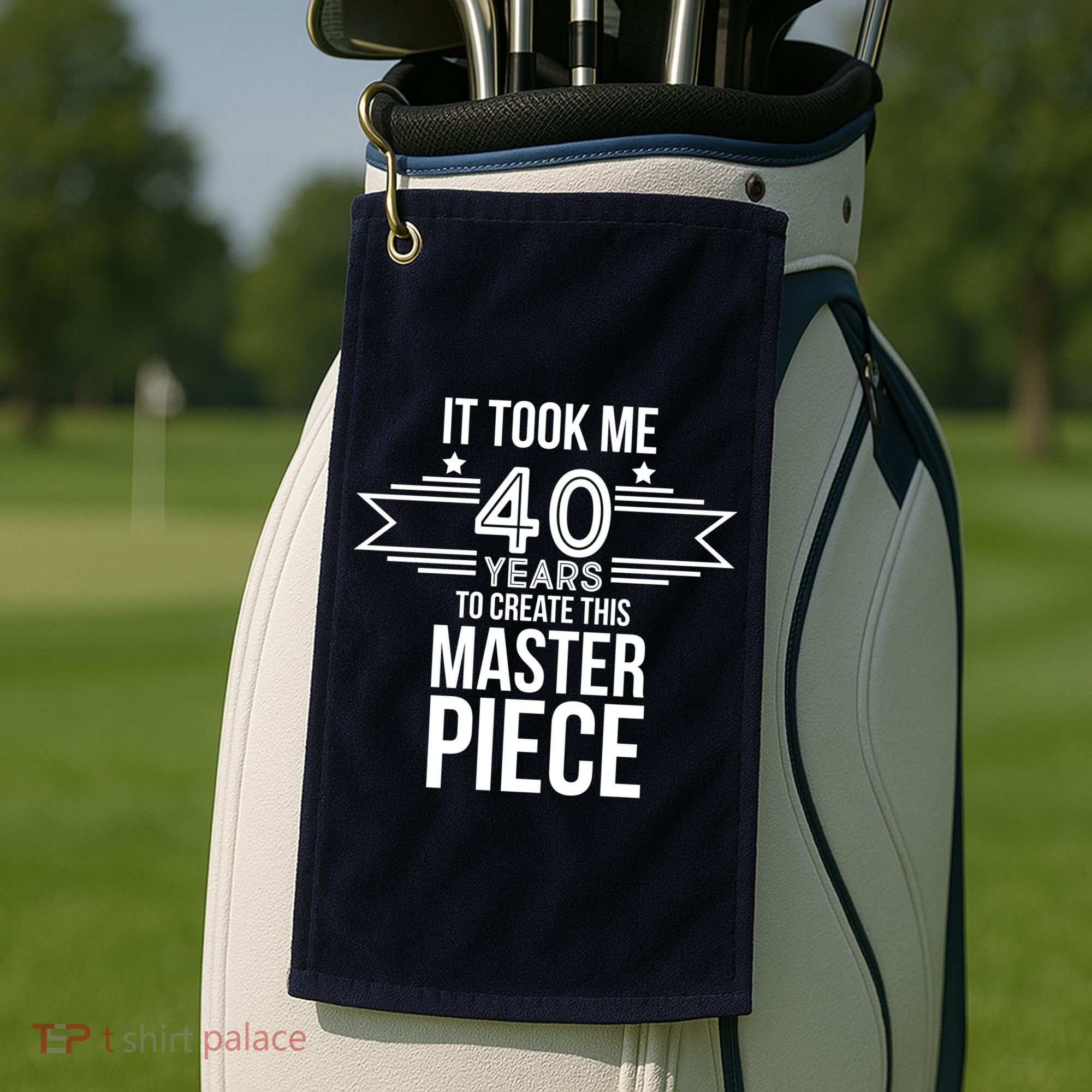 It Took Me 40 Years To Create This Masterpiece 40th Birthday Golf Towel