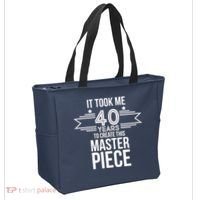 It Took Me 40 Years To Create This Masterpiece 40th Birthday Tote Bag thumb 2